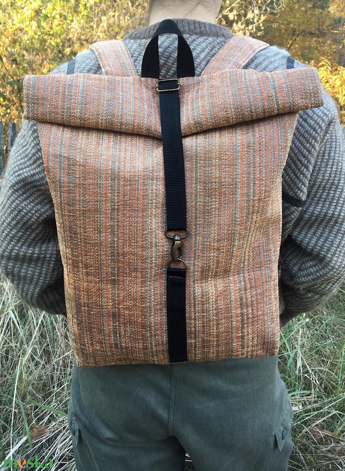 Retro textil vegán hátizsák neszesszerrel - táska & tok - hátizsák - hátizsák - Meska.hu Retro textil vegán hátizsák neszesszerrel - táska & tok - hátizsák - hátizsák - Meska.hu