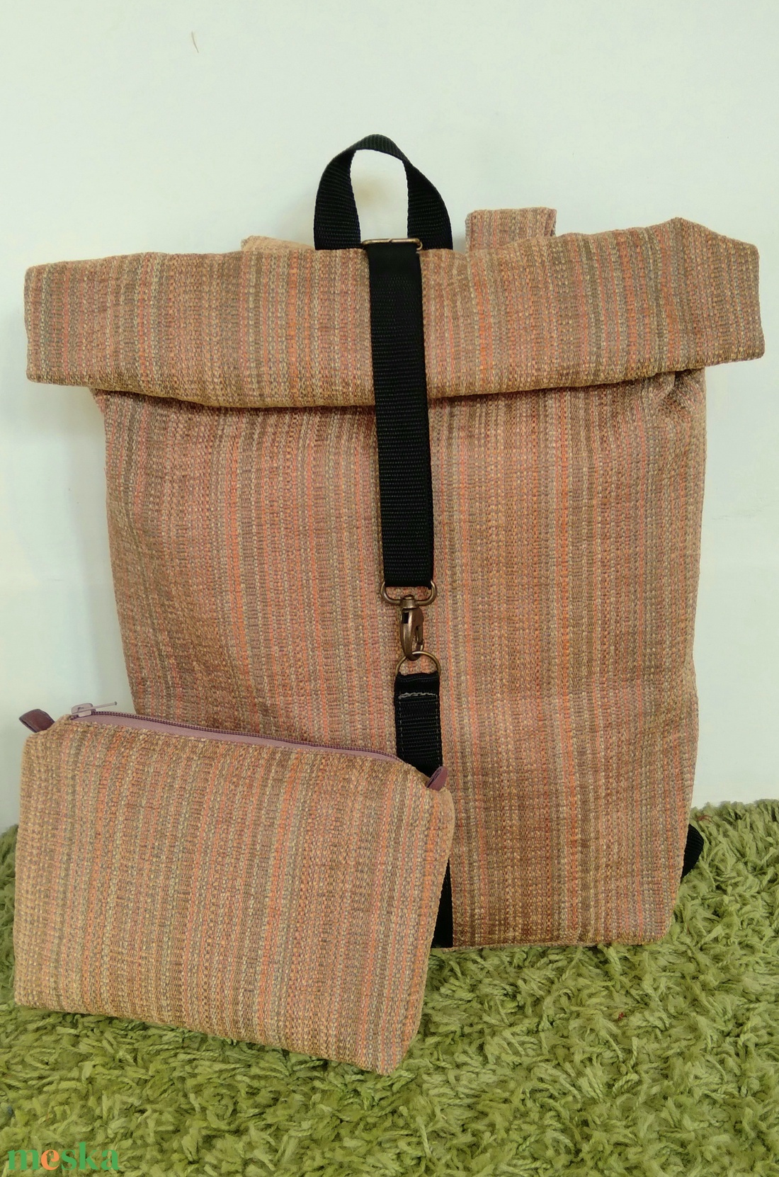 Retro textil vegán hátizsák neszesszerrel - táska & tok - hátizsák - hátizsák - Meska.hu Retro textil vegán hátizsák neszesszerrel - táska & tok - hátizsák - hátizsák - Meska.hu