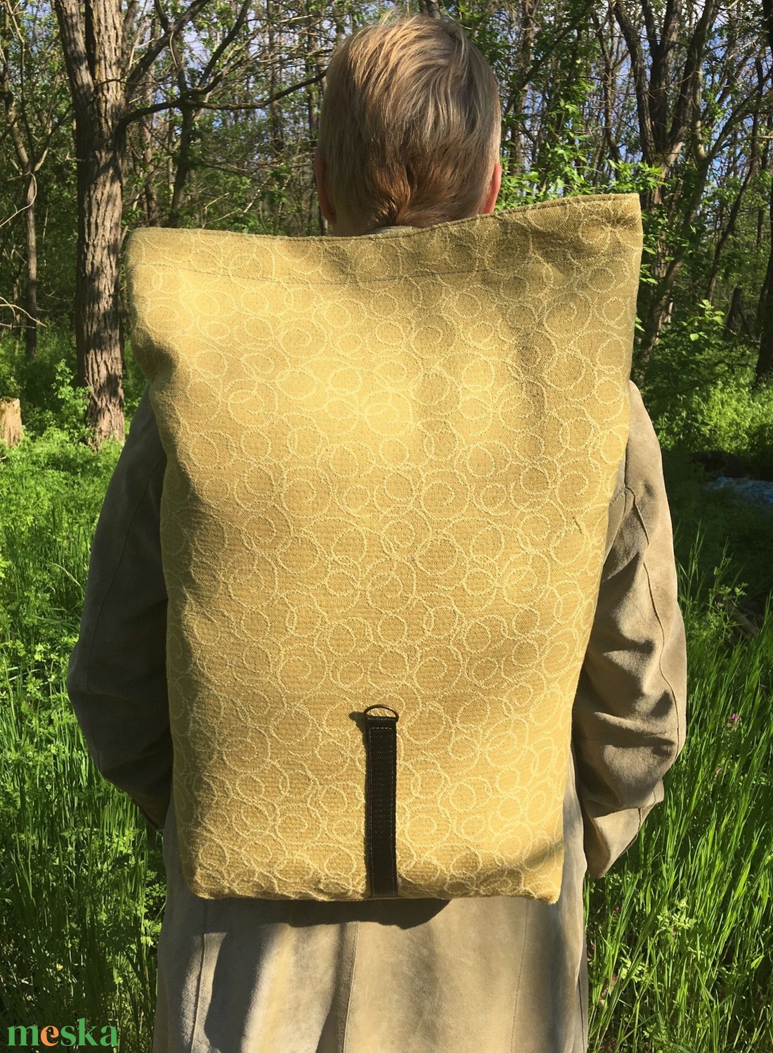 Retro textil vegán hátizsák - táska & tok - hátizsák - hátizsák - Meska.hu Retro textil vegán hátizsák - táska & tok - hátizsák - hátizsák - Meska.hu