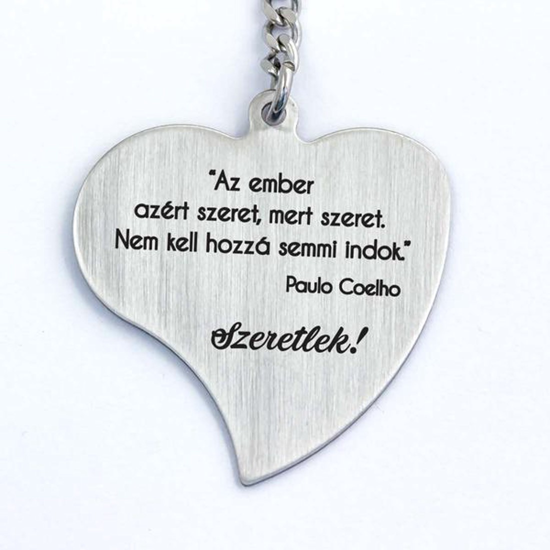 Nem kell hozzá indok acél szív medálos kulcstartó - táska & tok - kulcstartó & táskadísz - kulcstartó - Meska.hu Nem kell hozzá indok acél szív medálos kulcstartó - táska & tok - kulcstartó & táskadísz - kulcstartó - Meska.hu