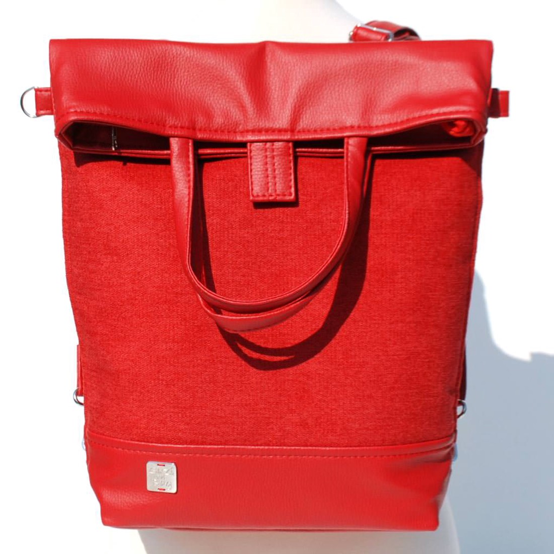 SuziartBag Piros 2in1 hátizsák - táska & tok - kézitáska & válltáska - válltáska - Meska.hu SuziartBag Piros 2in1 hátizsák - táska & tok - kézitáska & válltáska - válltáska - Meska.hu