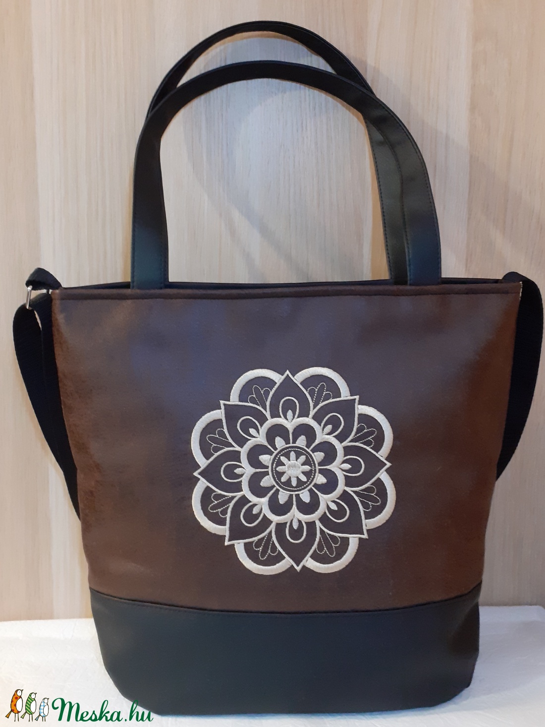 Mandala mintás táska -nagy méretű (4035 cm) - táska & tok - variálható táska - Meska.hu