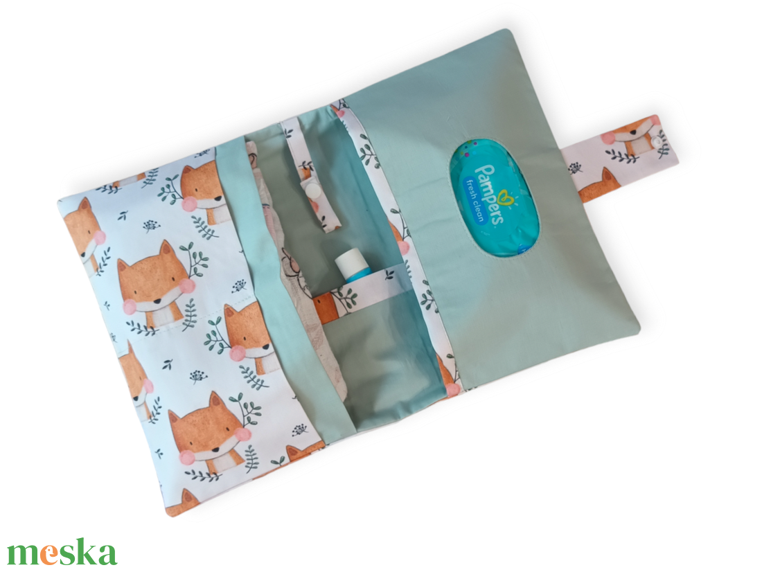 Pelustartó- rókák - táska & tok - pelenkatáska - pelenkatartó tok - Meska.hu