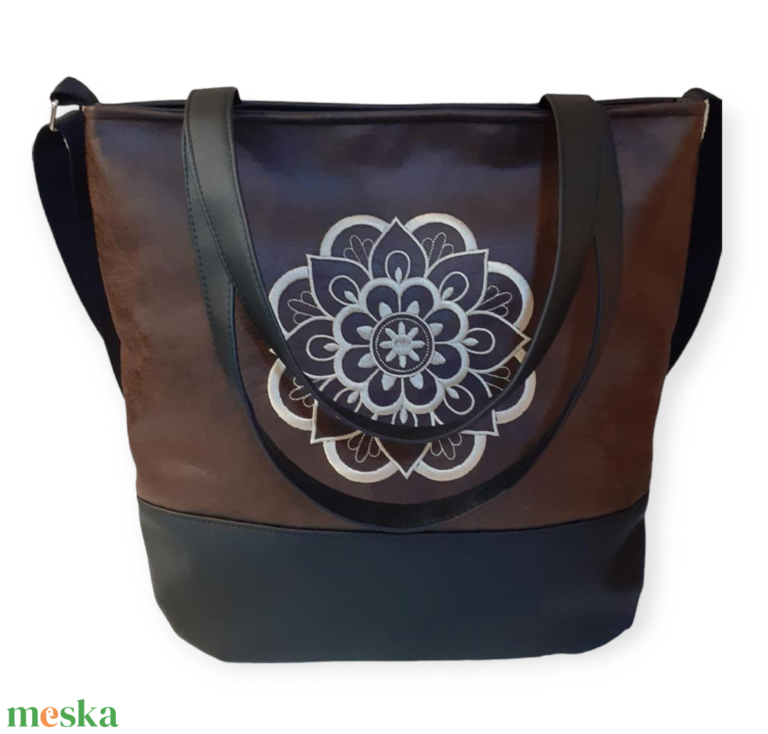 Mandala mintás táska -nagy méretű (4035 cm) - táska & tok - variálható táska - Meska.hu