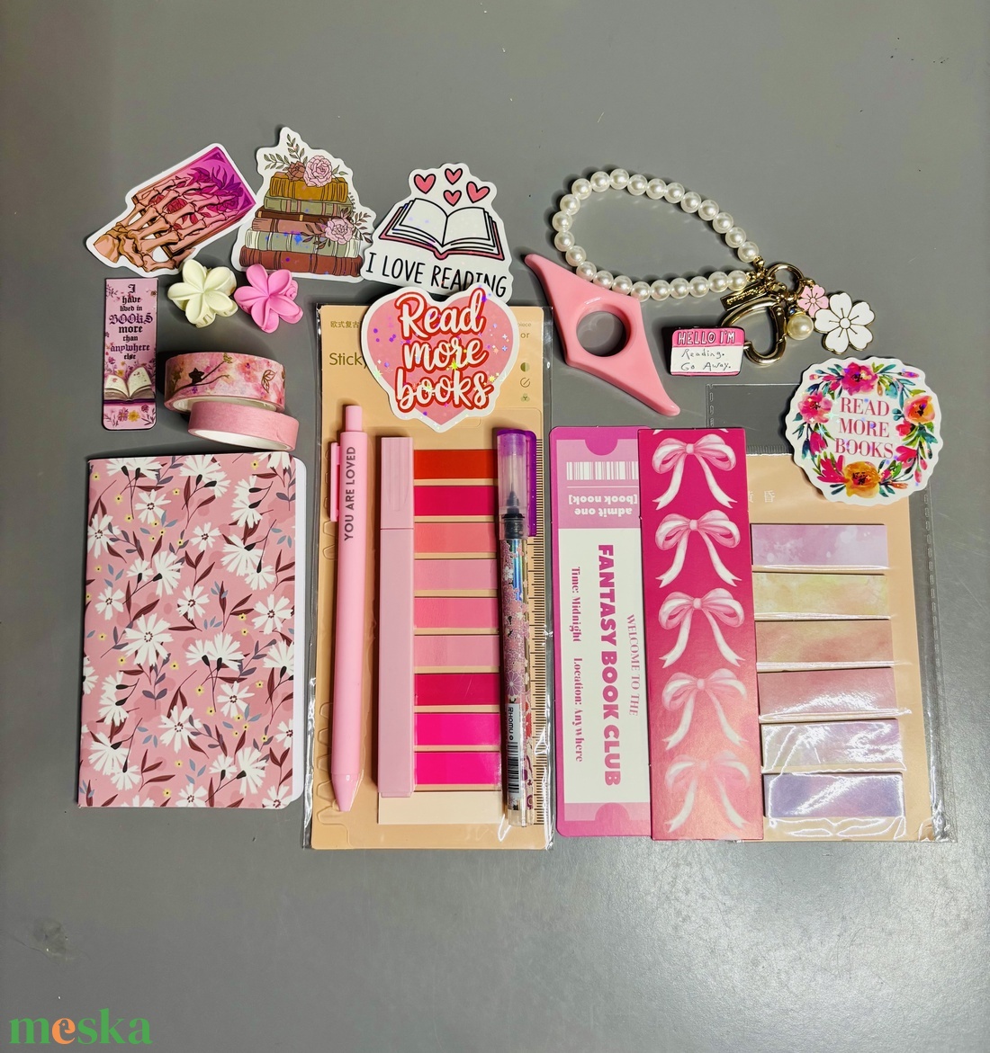 Ezüst csomag bookish bundle - otthon & életmód - papír, írószer - jegyzetfüzet & napló - Meska.hu