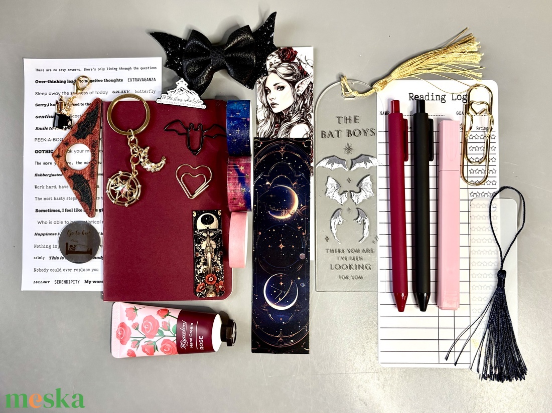 Arany csomag bookish bundle - otthon & életmód - papír, írószer - jegyzetfüzet & napló - Meska.hu