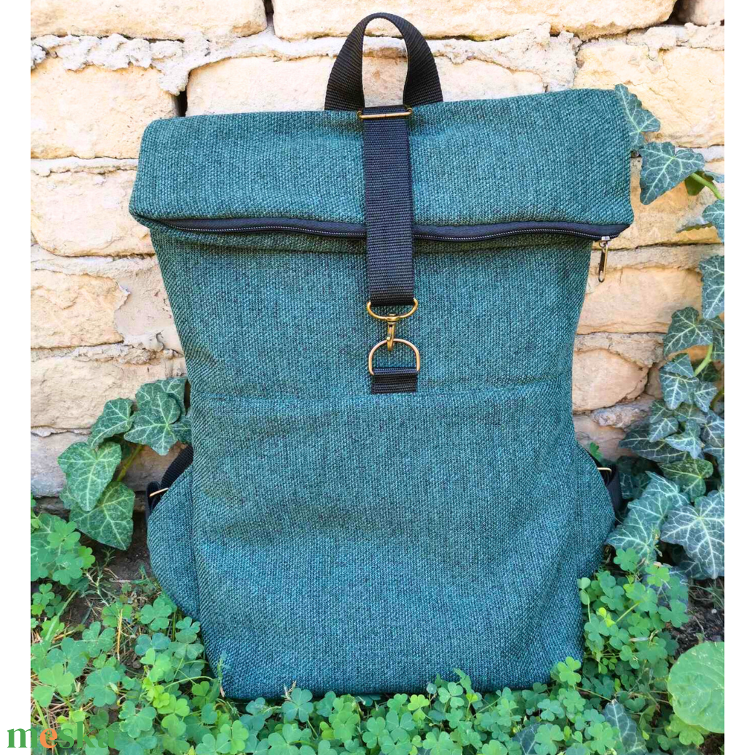RE'A dizájn Amber rolltop hátizsák  M méret - táska & tok - hátizsák - roll top hátizsák - Meska.hu