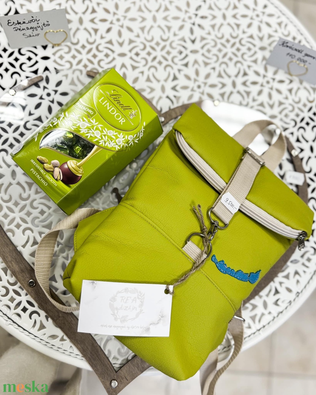 RE'A dizájn Mini Balaton rolltop hátizsák  XS méret - táska & tok - hátizsák - roll top hátizsák - Meska.hu