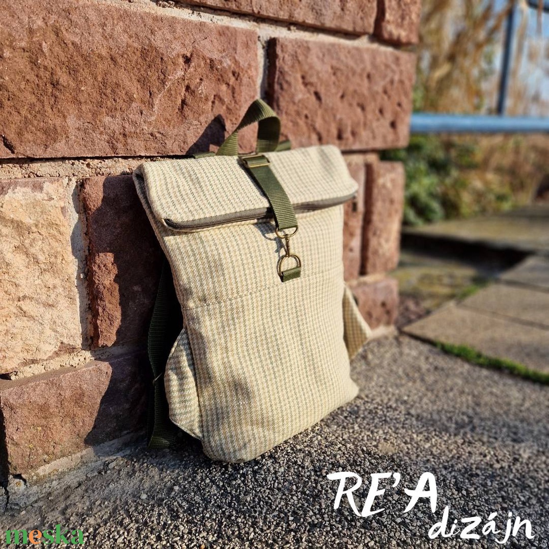 RE'A dizájn Houndstooth rolltop hátizsák S méret - táska & tok - hátizsák - roll top hátizsák - Meska.hu RE'A dizájn Houndstooth rolltop hátizsák S méret - táska & tok - hátizsák - roll top hátizsák - Meska.hu