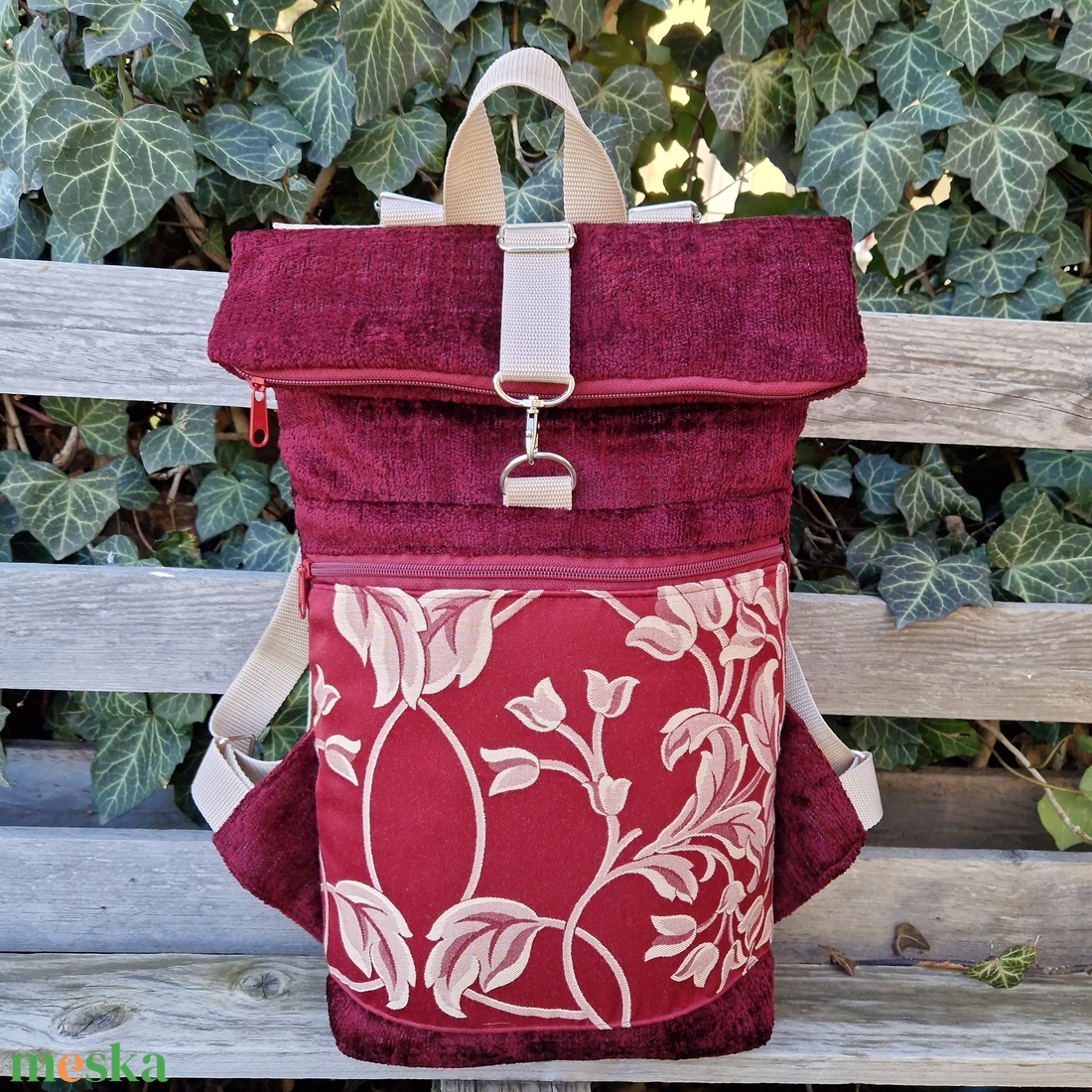 RE'A dizájn Renaissance Flowers 1. rolltop hátizsák - M méret - táska & tok - hátizsák - roll top hátizsák - Meska.hu RE'A dizájn Renaissance Flowers 1. rolltop hátizsák - M méret - táska & tok - hátizsák - roll top hátizsák - Meska.hu