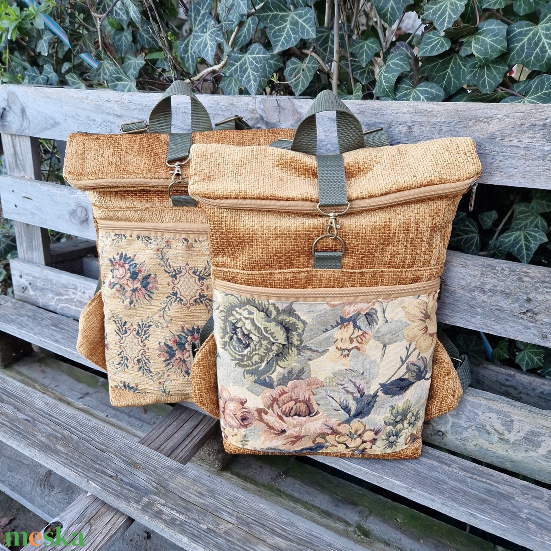 RE'A dizájn Baroque Flowers 1. rolltop hátizsák - S/M közötti méret - táska & tok - hátizsák - roll top hátizsák - Meska.hu RE'A dizájn Baroque Flowers 1. rolltop hátizsák - S/M közötti méret - táska & tok - hátizsák - roll top hátizsák - Meska.hu