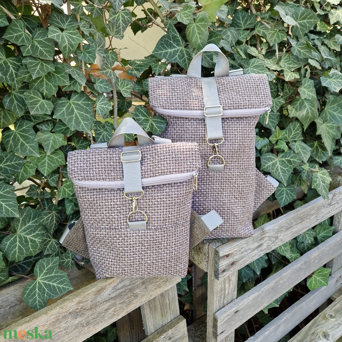RE'A dizájn Gray Rubric anya-lánya rolltop szett (XS+S méretű hátizsák szettben) - táska & tok - táska szett - Meska.hu RE'A dizájn Gray Rubric anya-lánya rolltop szett (XS+S méretű hátizsák szettben) - táska & tok - táska szett - Meska.hu