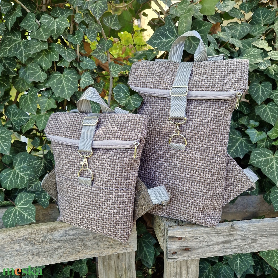 RE'A dizájn Gray Rubric anya-lánya rolltop szett (XS+S méretű hátizsák szettben) - táska & tok - táska szett - Meska.hu RE'A dizájn Gray Rubric anya-lánya rolltop szett (XS+S méretű hátizsák szettben) - táska & tok - táska szett - Meska.hu