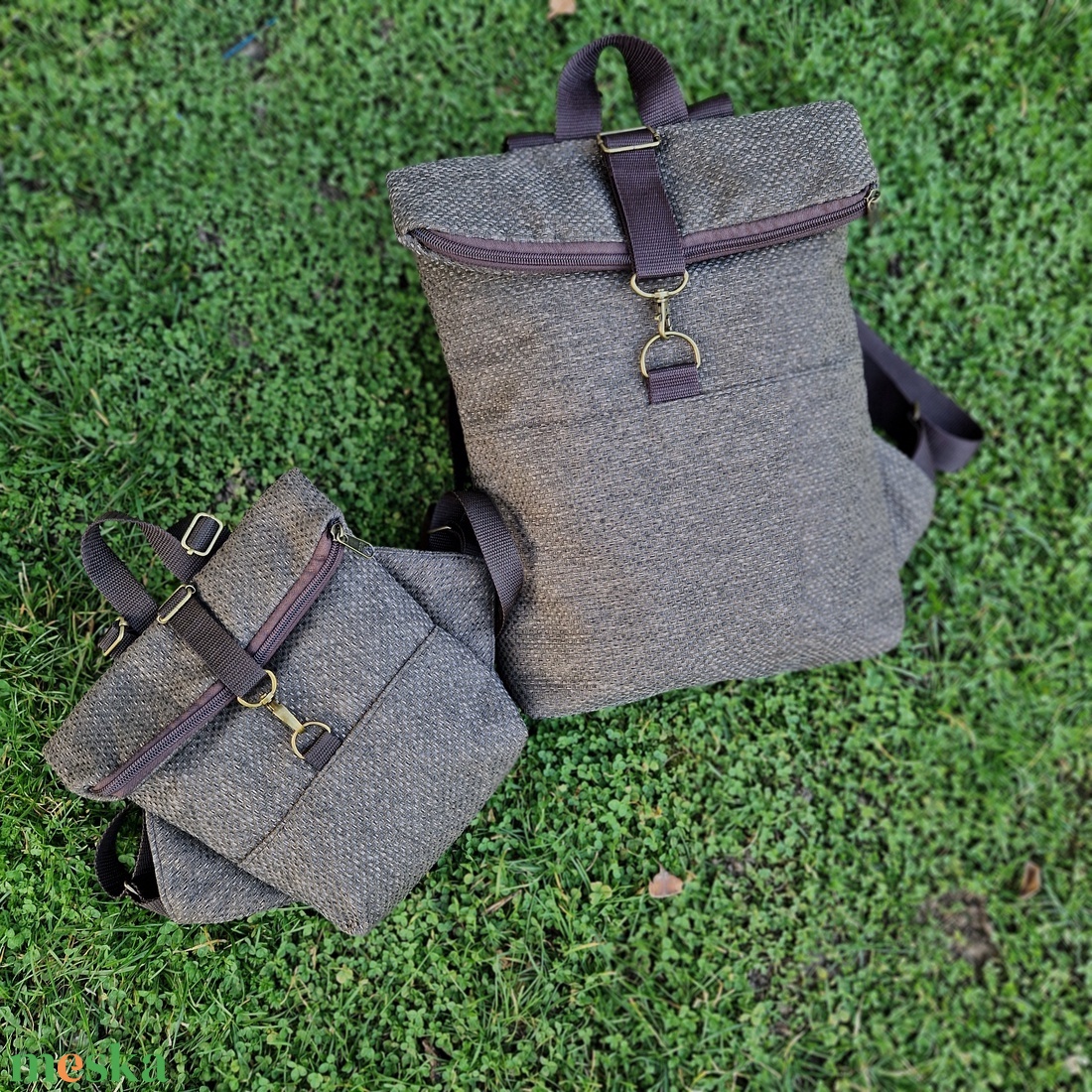RE'A dizájn Havanna anya-lánya rolltop szett (XS+S méretű hátizsák szettben) - táska & tok - táska szett - Meska.hu RE'A dizájn Havanna anya-lánya rolltop szett (XS+S méretű hátizsák szettben) - táska & tok - táska szett - Meska.hu