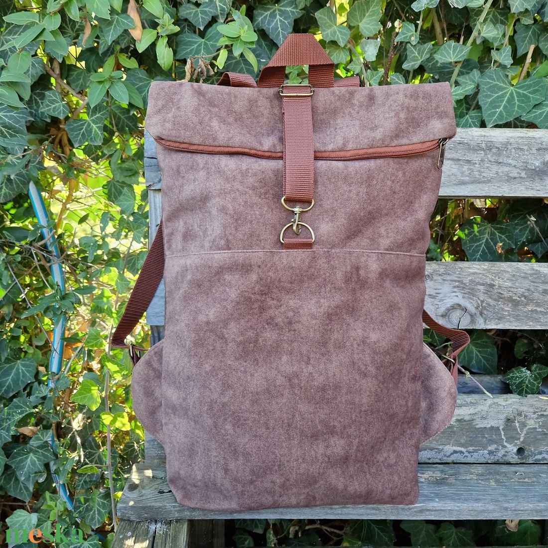 RE'A dizájn Autumn Brown rolltop hátizsák M/L közötti méret - táska & tok - hátizsák - roll top hátizsák - Meska.hu RE'A dizájn Autumn Brown rolltop hátizsák M/L közötti méret - táska & tok - hátizsák - roll top hátizsák - Meska.hu
