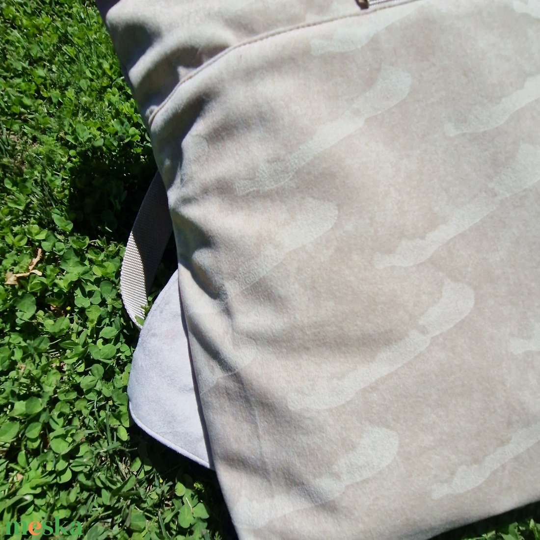 Full Balaton  bézs rolltop hátizsák - M méret - táska & tok - hátizsák - roll top hátizsák - Meska.hu