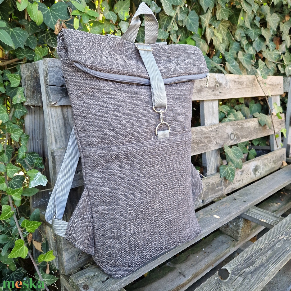 RE'A dizájn Speckled Stone rolltop hátizsák  M/L közötti méret - táska & tok - hátizsák - roll top hátizsák - Meska.hu