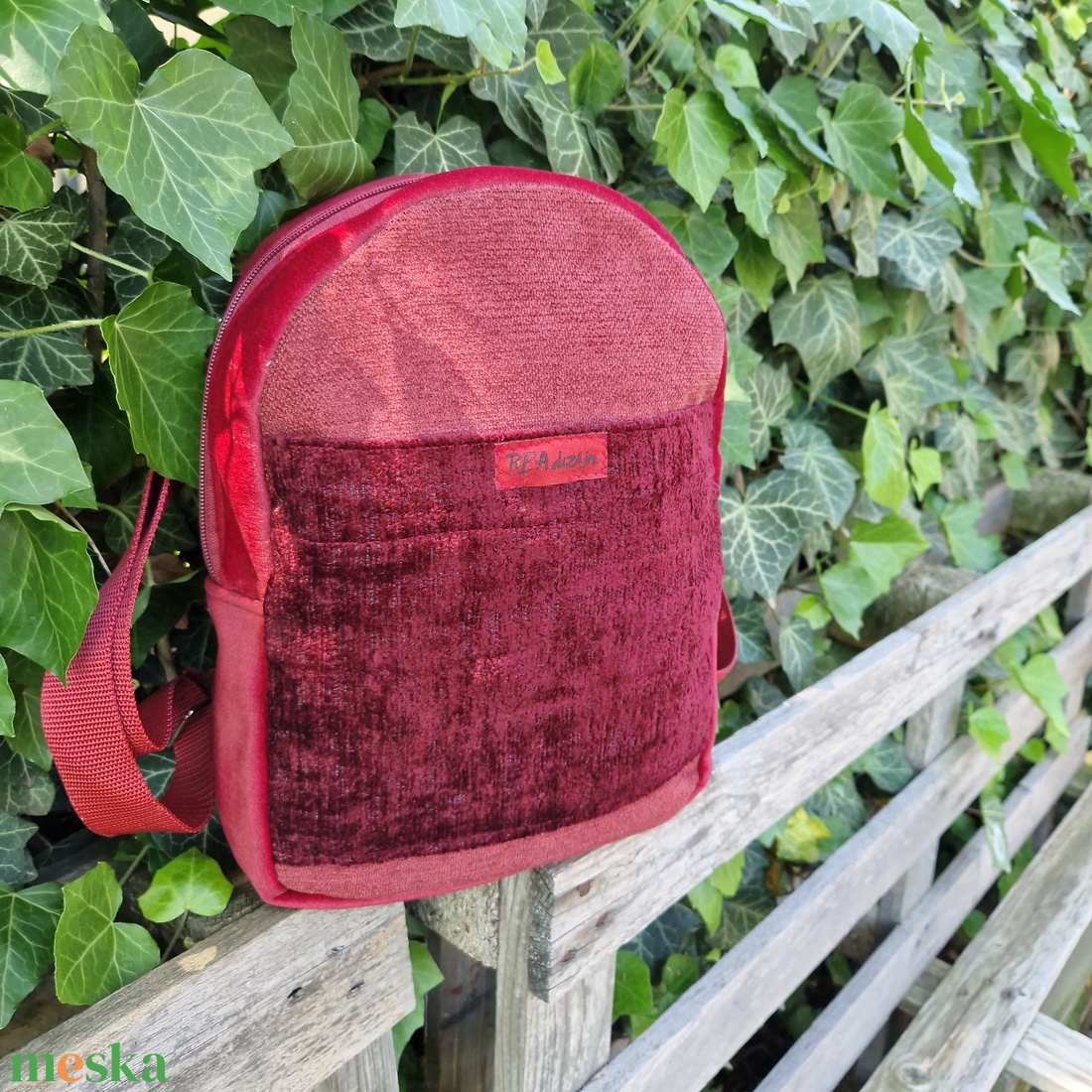 RE'A dizájn Merlot Wine hátizsák - táska & tok - hátizsák - hátizsák - Meska.hu