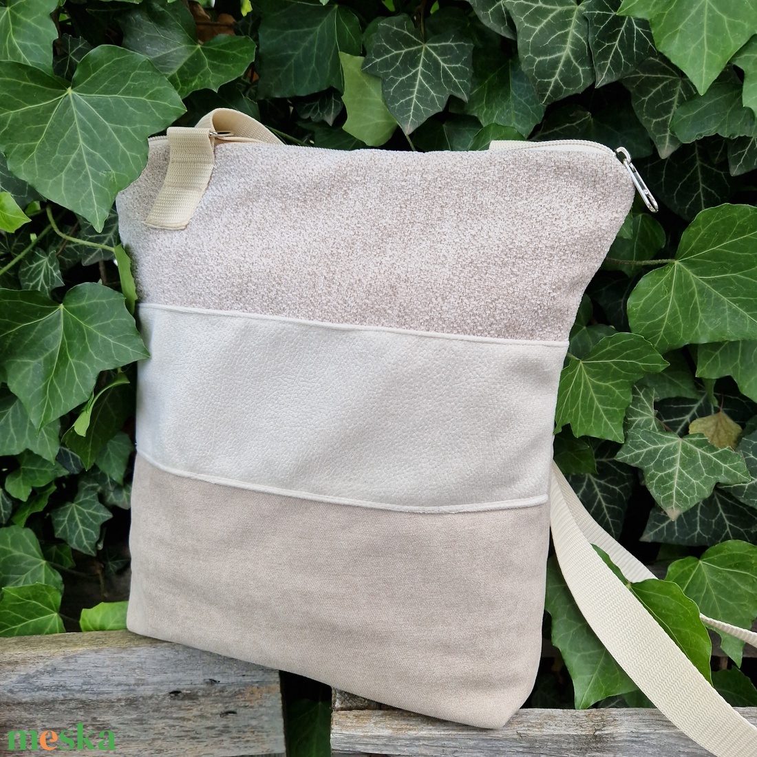 RE'A dizájn Sea Sand crossbody táska - táska & tok - kézitáska & válltáska - vállon átvethető táska - Meska.hu