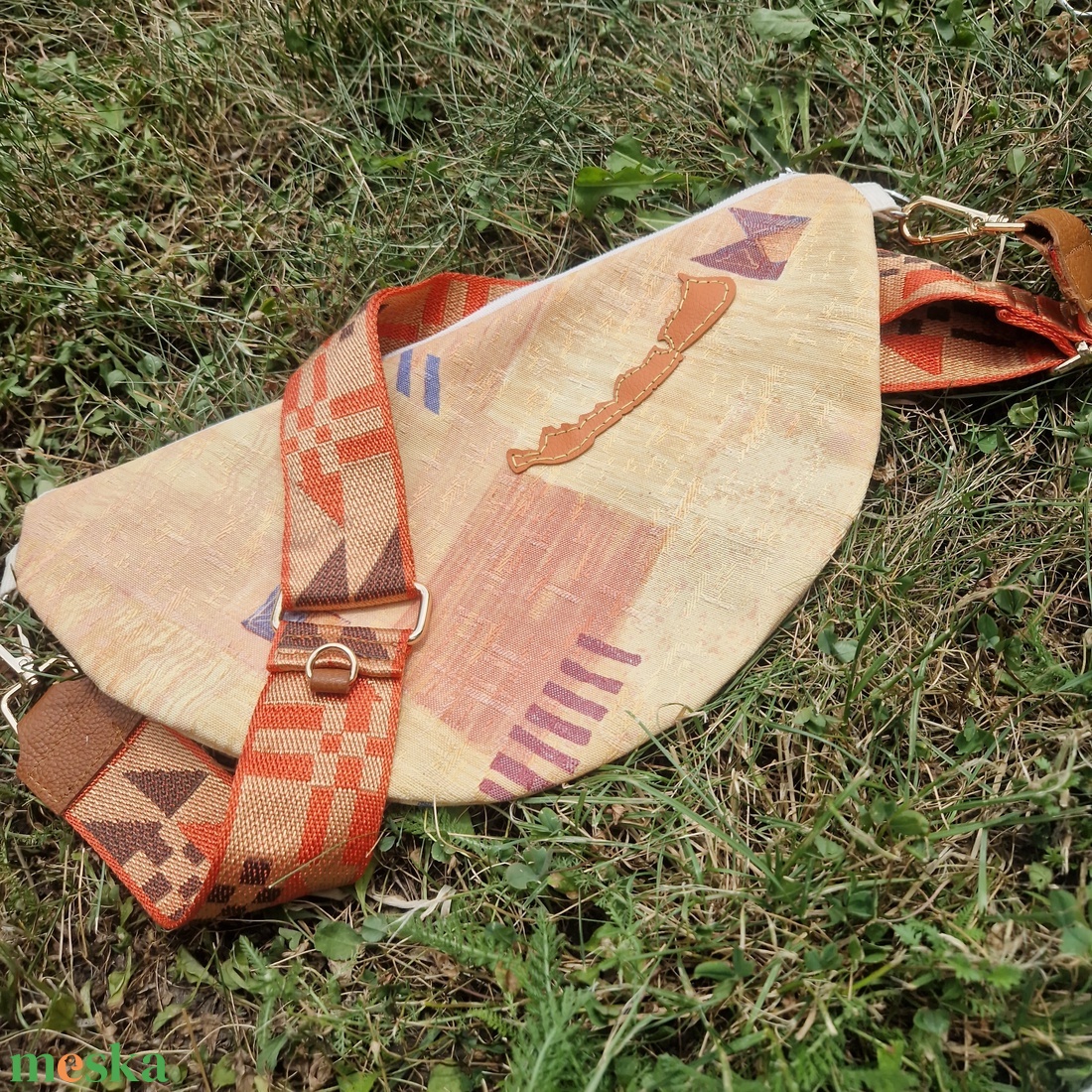 RE'A dizájn Citrom Balaton banán maxi crossbody - táska & tok - hátizsák - roll top hátizsák - Meska.hu
