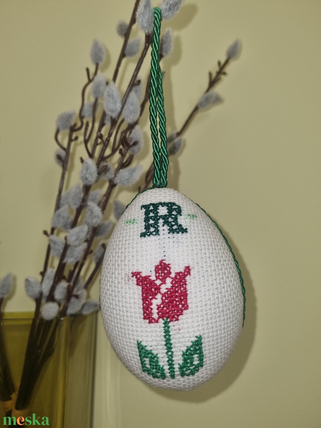 Húsvéti tojásdísz - otthon & életmód - dekoráció - fali és függő dekoráció - függődísz - Meska.hu