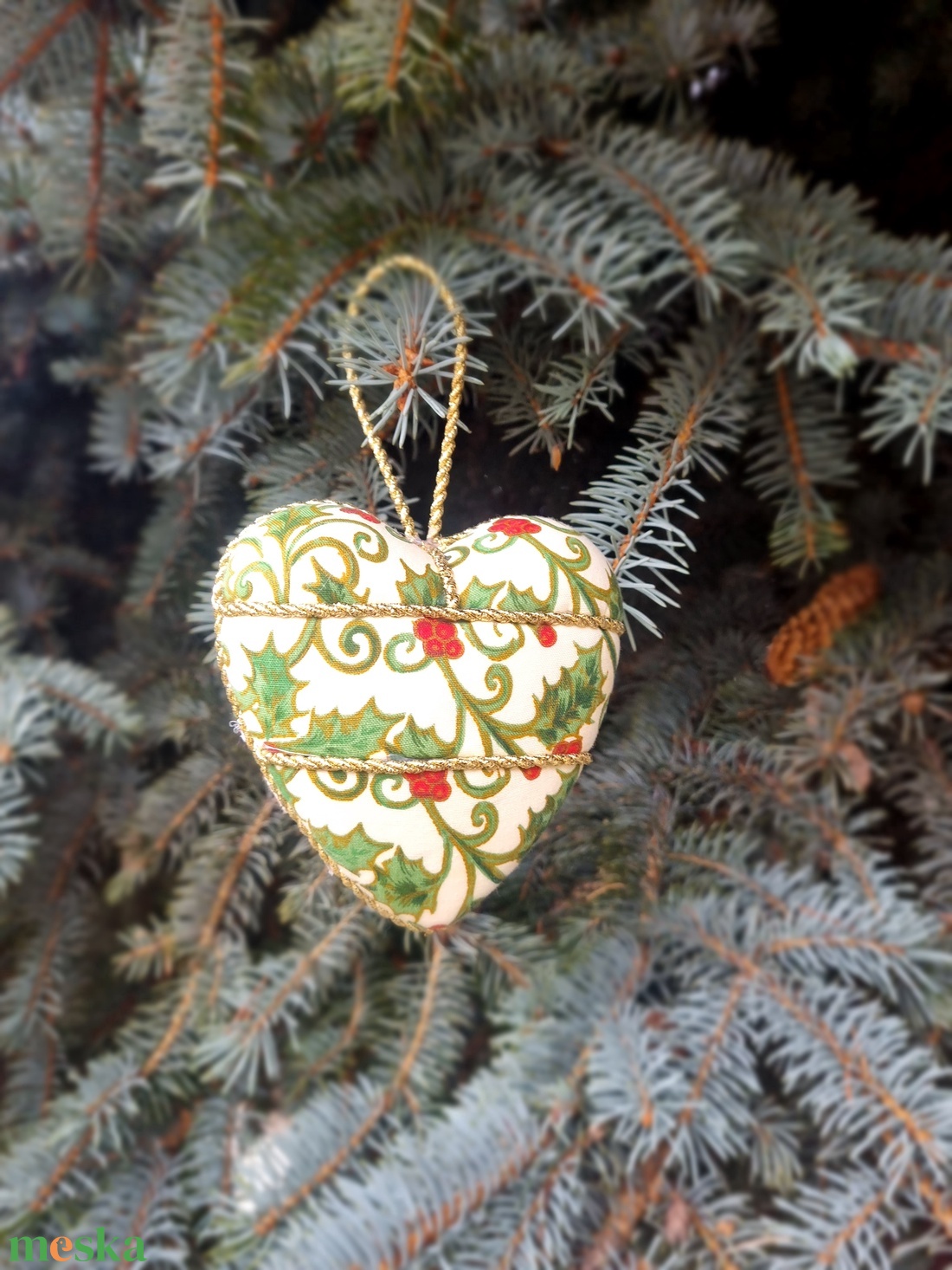 Karácsonyfadísz névvel - karácsony - karácsonyi lakásdekoráció - karácsonyfadíszek - Meska.hu