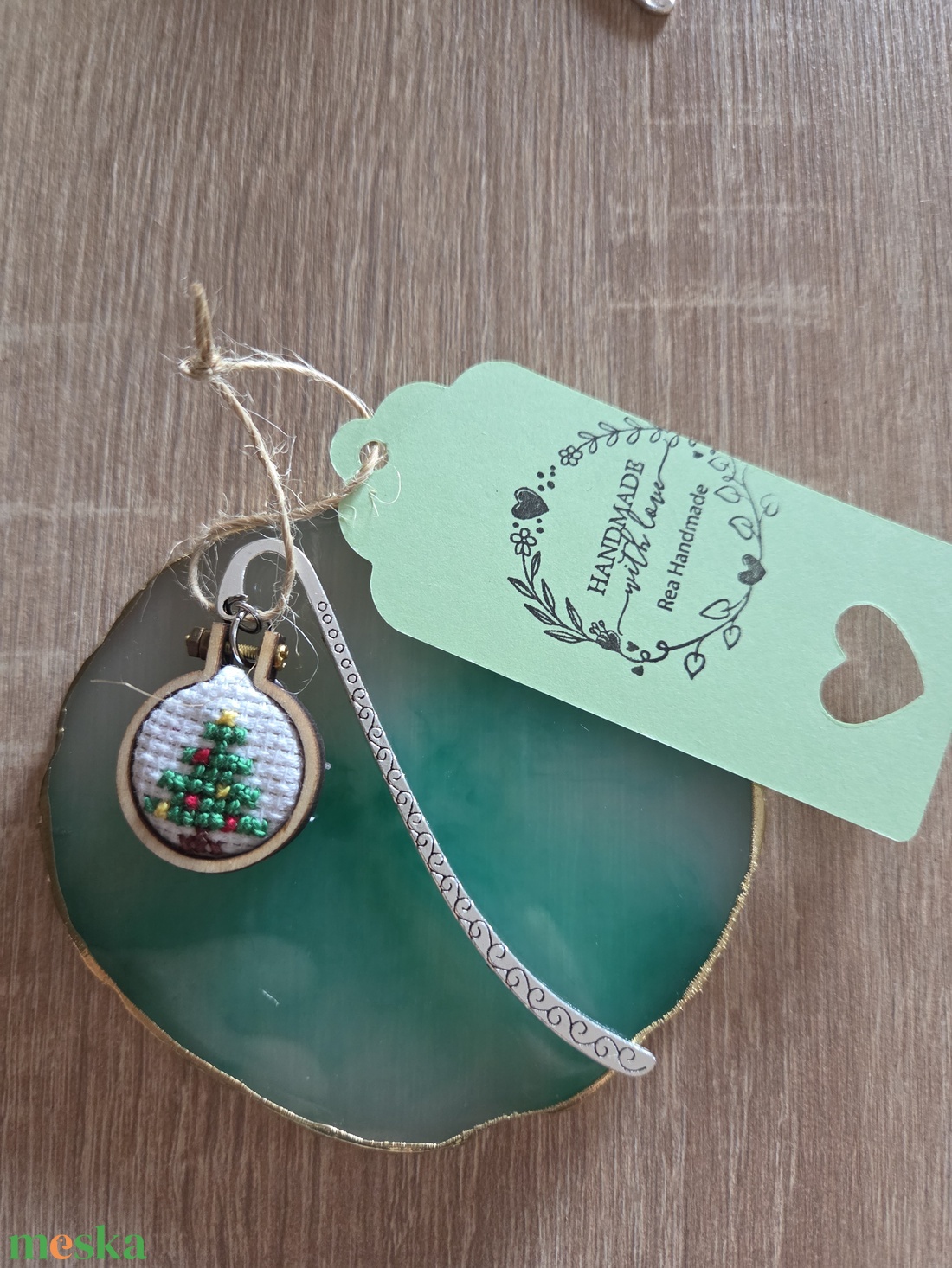 Fém könyvjelző karácsonyfa - könyv & zene - könyvjelző - Meska.hu