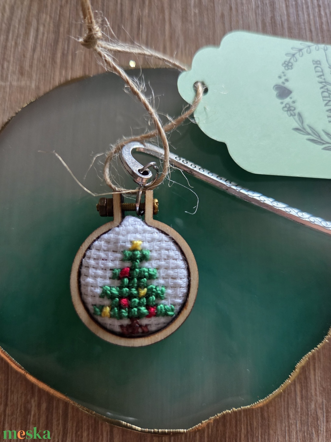 Fém könyvjelző karácsonyfa - könyv & zene - könyvjelző - Meska.hu