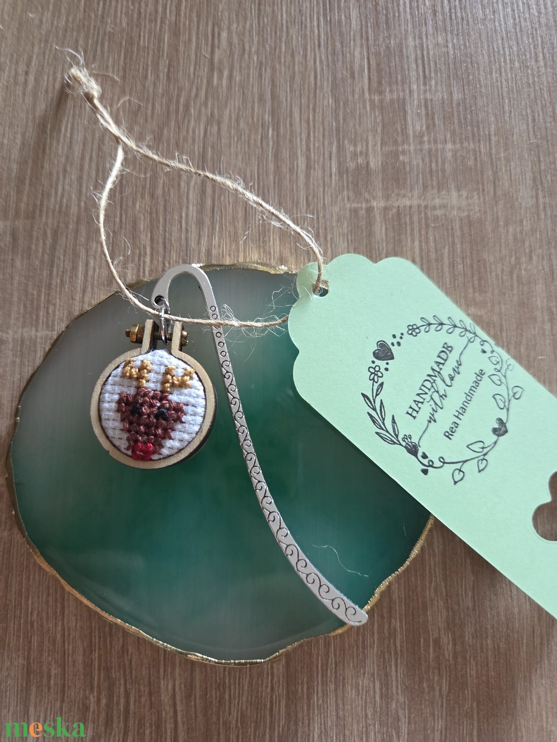 Fém könyvjelző rénszarvas - könyv & zene - könyvjelző - Meska.hu