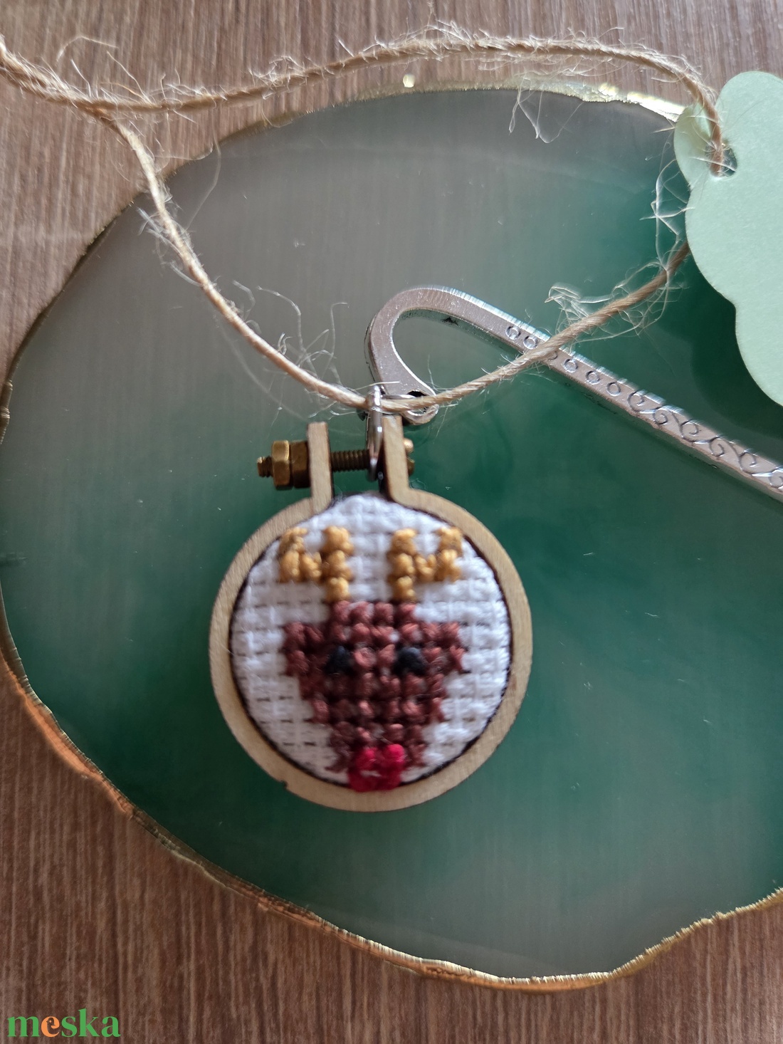 Fém könyvjelző rénszarvas - könyv & zene - könyvjelző - Meska.hu