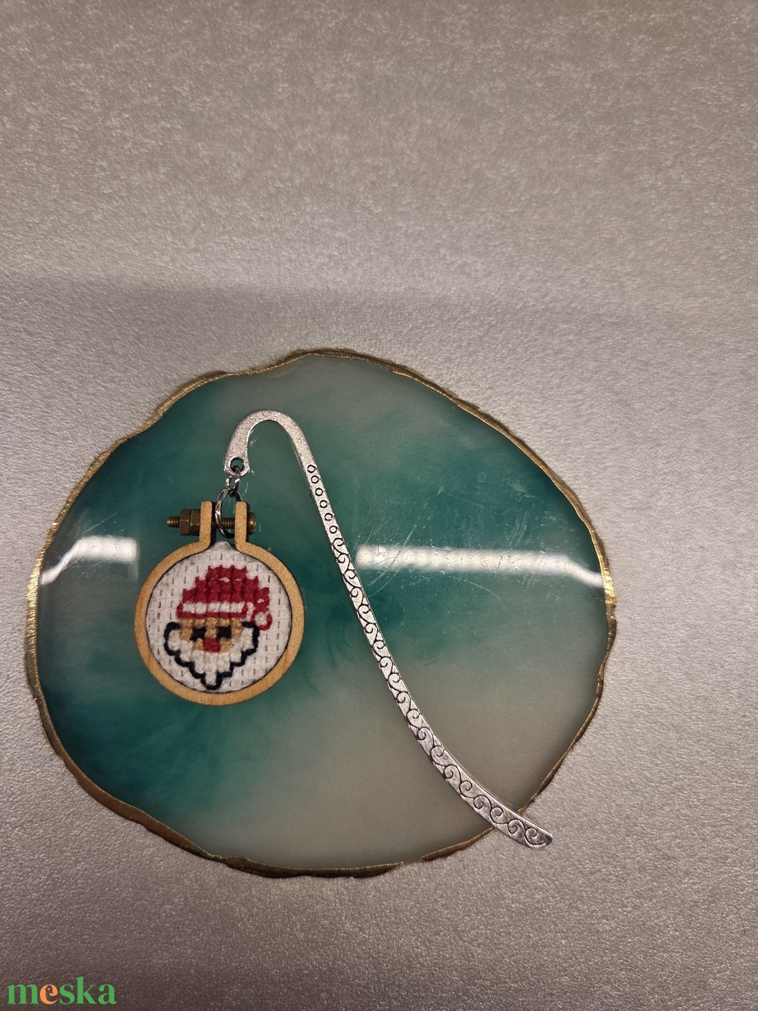 Mikulás könyvjelző - könyv & zene - könyvjelző - Meska.hu