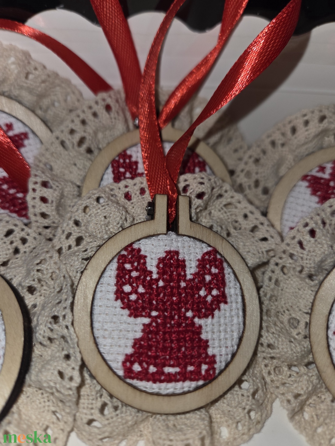 Karácsonyfadísz szett - karácsony - karácsonyi lakásdekoráció - karácsonyfadíszek - Meska.hu