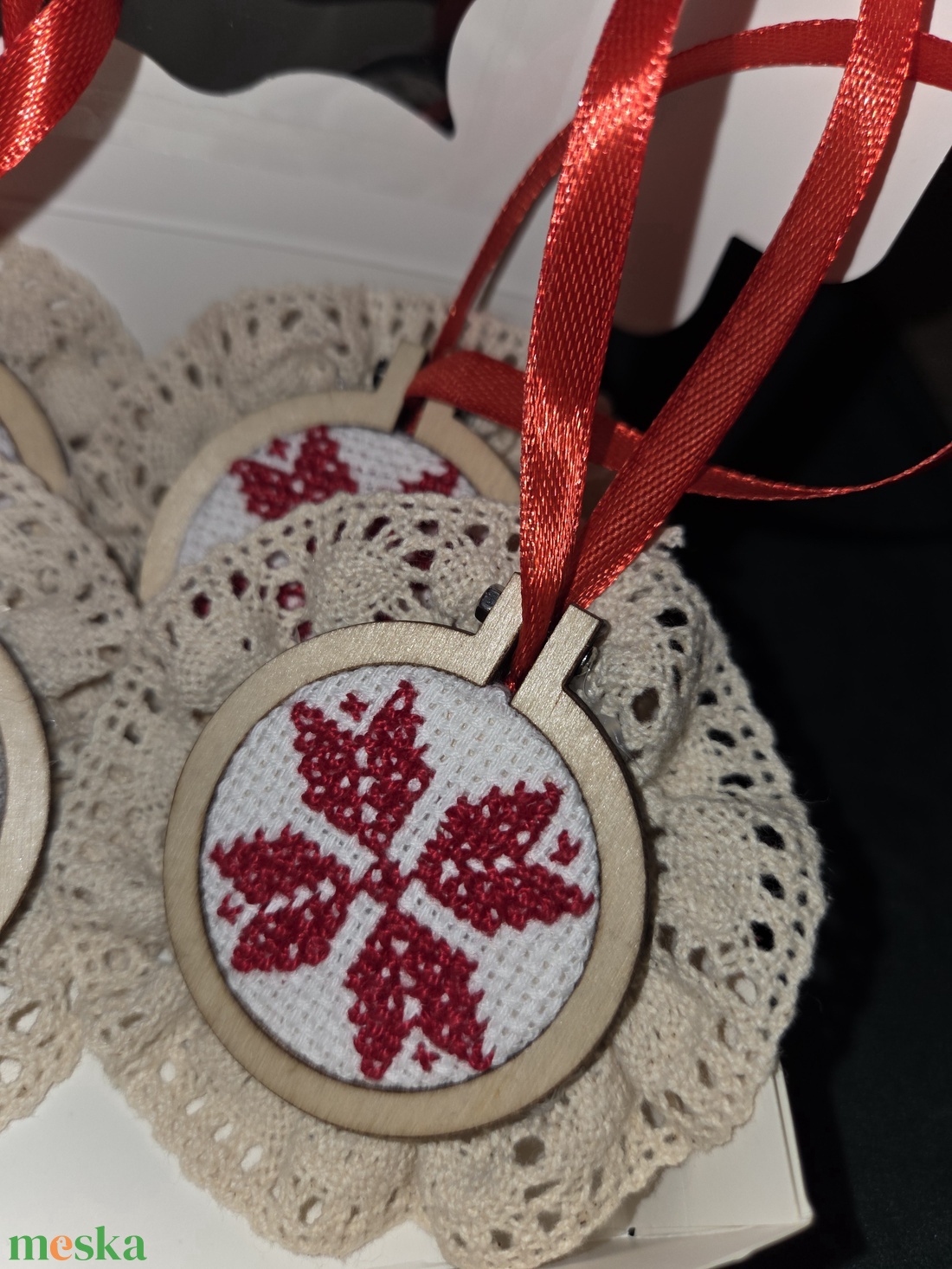 Karácsonyfadísz szett - karácsony - karácsonyi lakásdekoráció - karácsonyfadíszek - Meska.hu