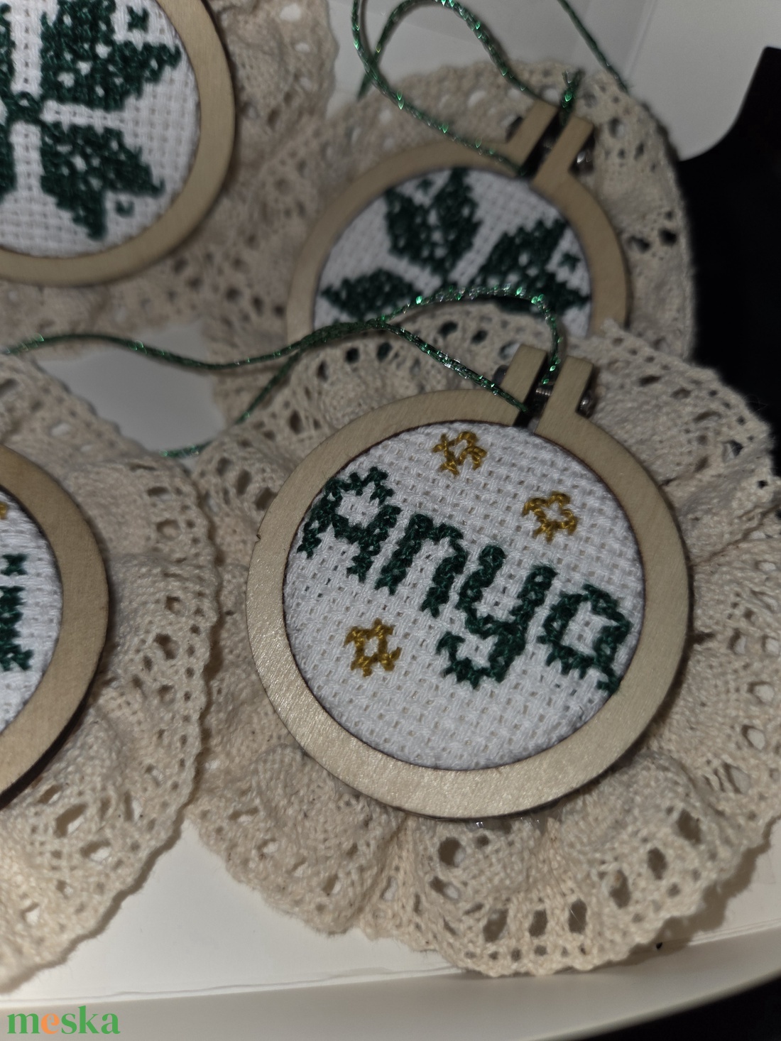 Karácsonyfadísz szett - karácsony - karácsonyi lakásdekoráció - karácsonyfadíszek - Meska.hu