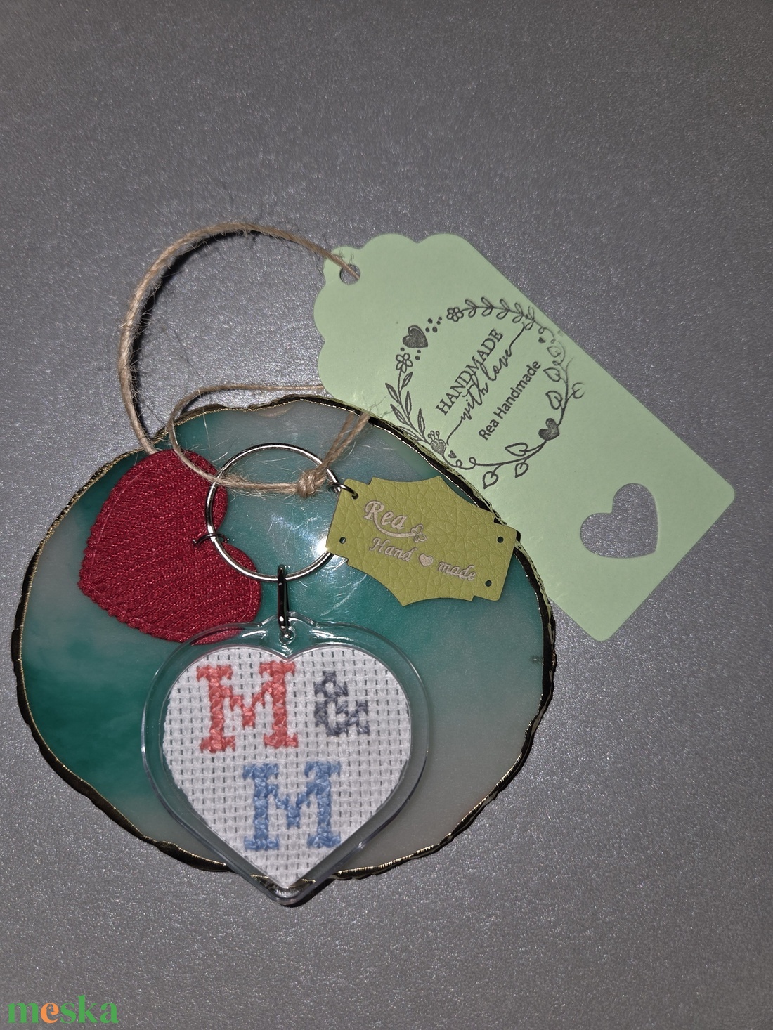 Valentin-napi kulcstartó - táska & tok - kulcstartó & táskadísz - kulcstartó - Meska.hu