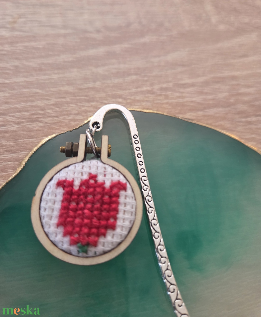 Tulipános könyvjelző - könyv & zene - könyvjelző - Meska.hu