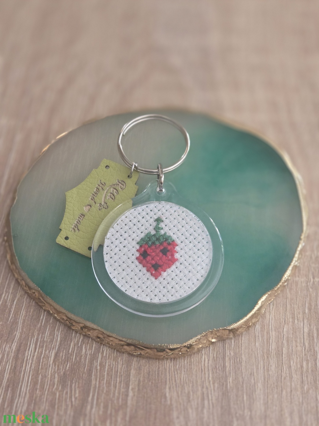 Gyümölcsös kulcstartó - táska & tok - kulcstartó & táskadísz - kulcstartó - Meska.hu