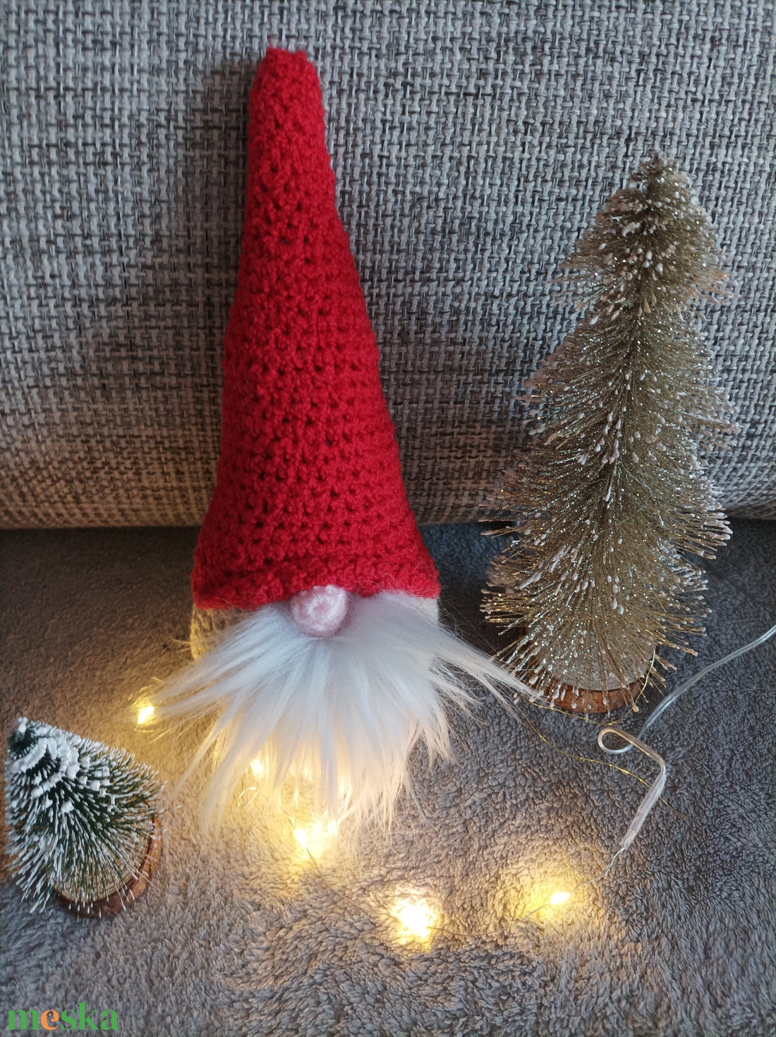 Karácsonyi manó  - karácsony - karácsonyi lakásdekoráció - karácsonyi manók, figurák - Meska.hu