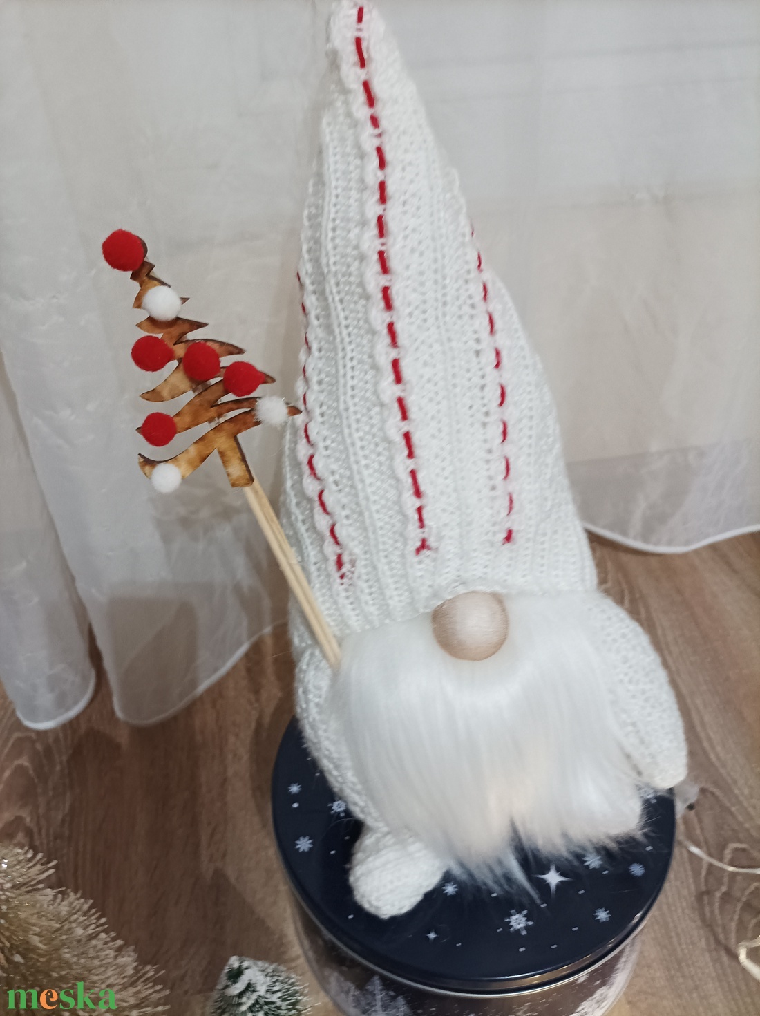 Karácsonyi manó  - karácsony - karácsonyi lakásdekoráció - karácsonyi manók, figurák - Meska.hu