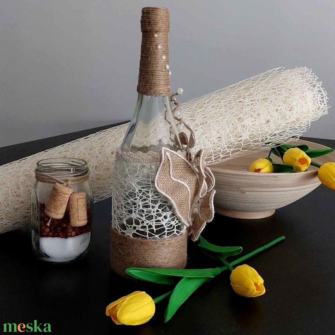 Egyedi rusztikus váza eleganciával ötvözve - otthon & életmód - dekoráció - asztal és polc dekoráció - díszüveg - Meska.hu Egyedi rusztikus váza eleganciával ötvözve - otthon & életmód - dekoráció - asztal és polc dekoráció - díszüveg - Meska.hu
