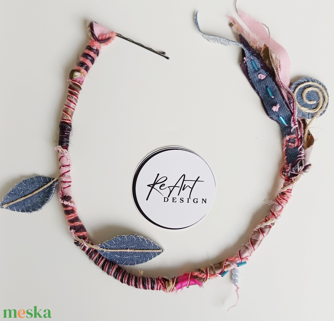 ReArt textil hajdísz Giselle - ruha & divat - hajdísz & hajcsat - hajdísz - Meska.hu