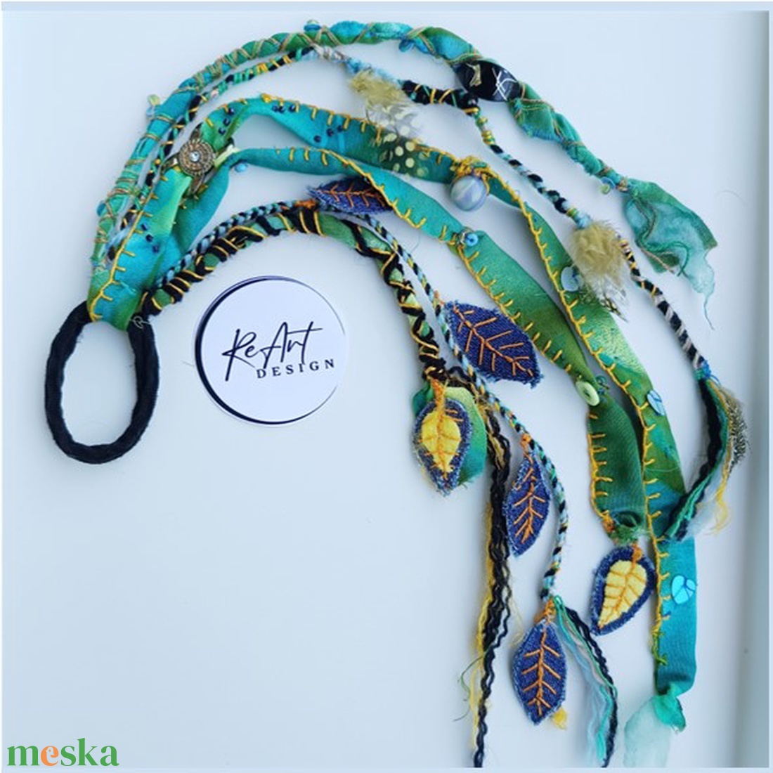 ReArt textil hajdísz Helena - ruha & divat - hajdísz & hajcsat - hajdísz - Meska.hu