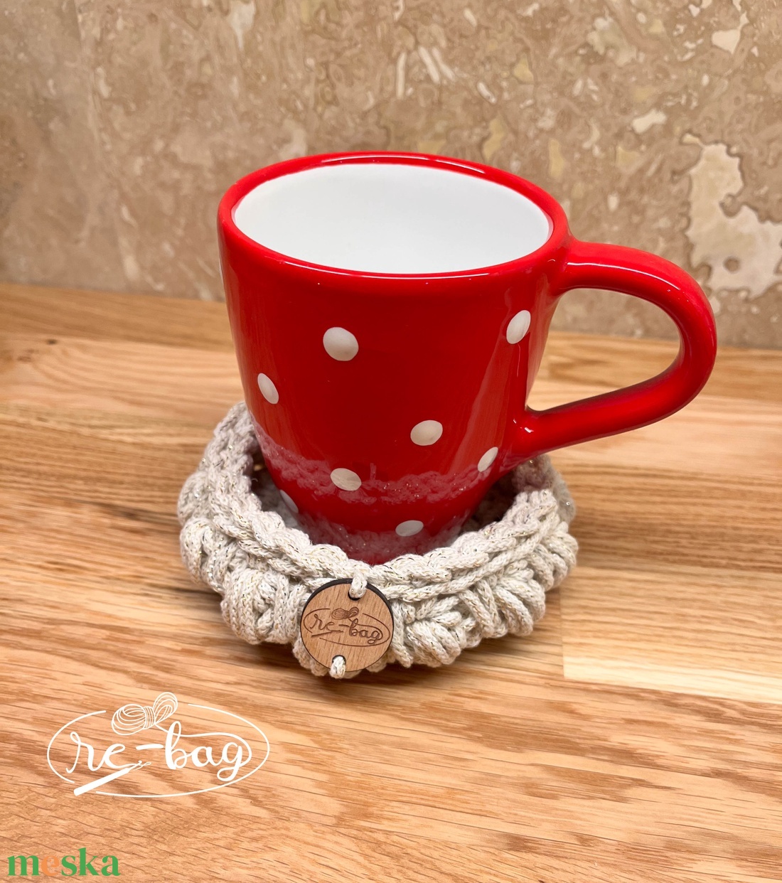 Kosárka/ pohár alátét - otthon & életmód - konyhafelszerelés, tálalás - tálalás - tányér- és poháralátét - Meska.hu