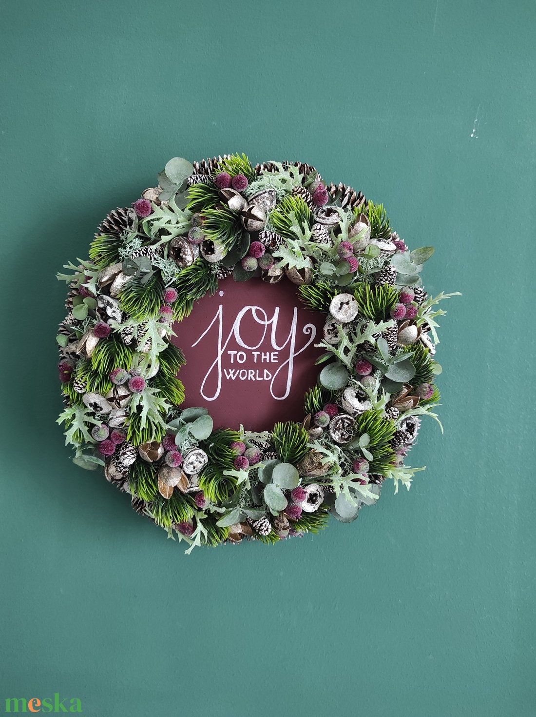 Burgundi karácsonyi ajtódísz felirattal - karácsony - adventi díszek - adventi ajtódísz - Meska.hu Burgundi karácsonyi ajtódísz felirattal - karácsony - adventi díszek - adventi ajtódísz - Meska.hu