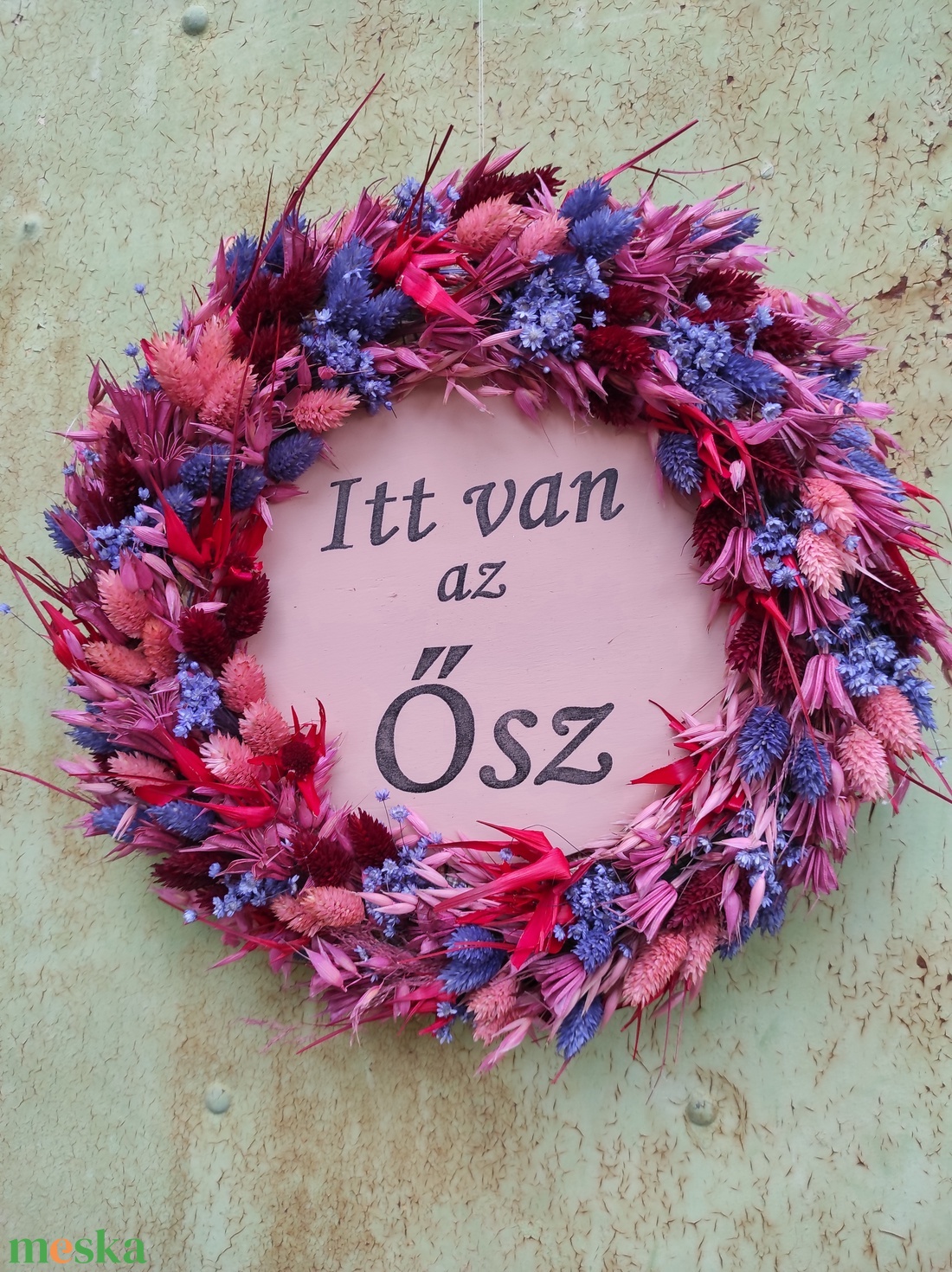 Őszi szárazvirágos ajtódísz, falidísz - otthon & életmód - dekoráció - ajtó- és ablak dekoráció - ajtódísz & kopogtató - Meska.hu Őszi szárazvirágos ajtódísz, falidísz - otthon & életmód - dekoráció - ajtó- és ablak dekoráció - ajtódísz & kopogtató - Meska.hu