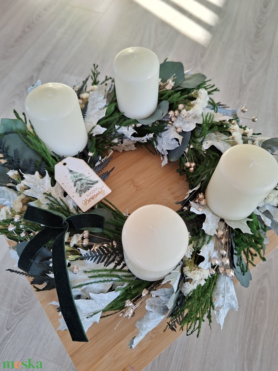 Adventi koszorú - karácsony - adventi díszek - adventi koszorú - Meska.hu