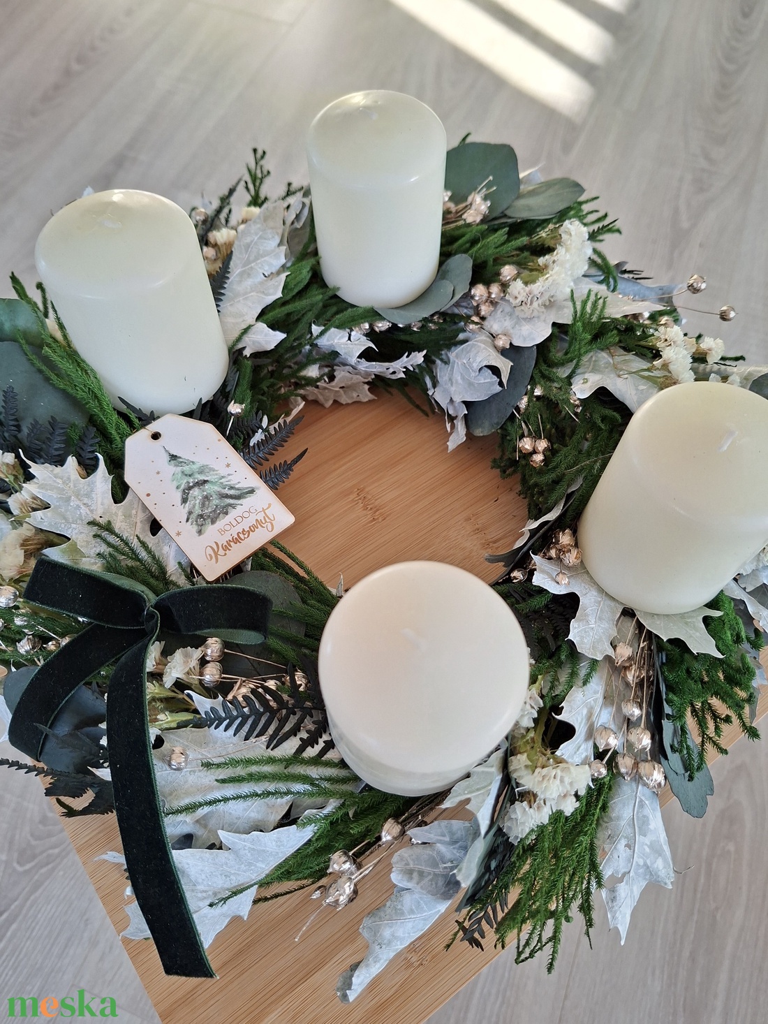 Adventi koszorú - karácsony - adventi díszek - adventi koszorú - Meska.hu