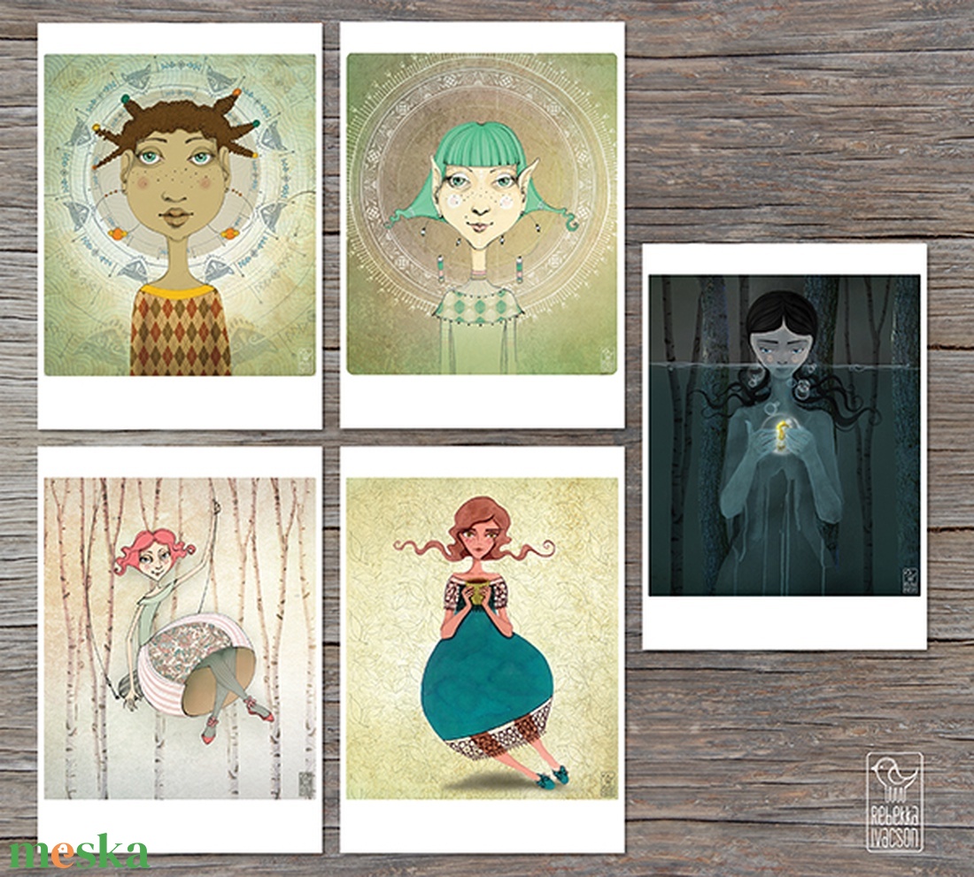 TÜNDÉREK/ A4 printek - művészet - grafika & illusztráció - művészi nyomat - Meska.hu TÜNDÉREK/ A4 printek - művészet - grafika & illusztráció - művészi nyomat - Meska.hu