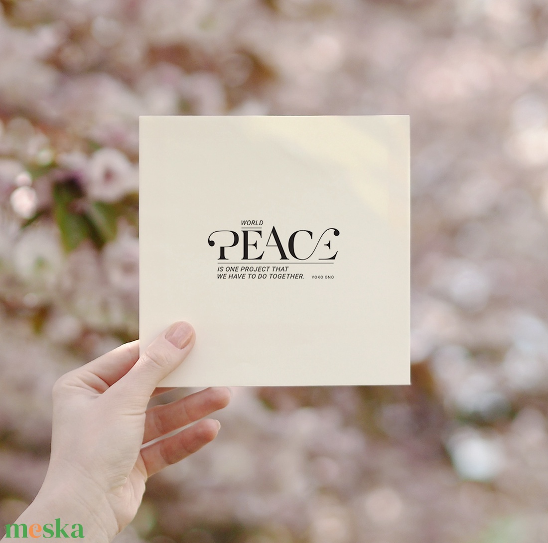PEACE / print - otthon & életmód - dekoráció - kép & falikép - kép & falikép - Meska.hu