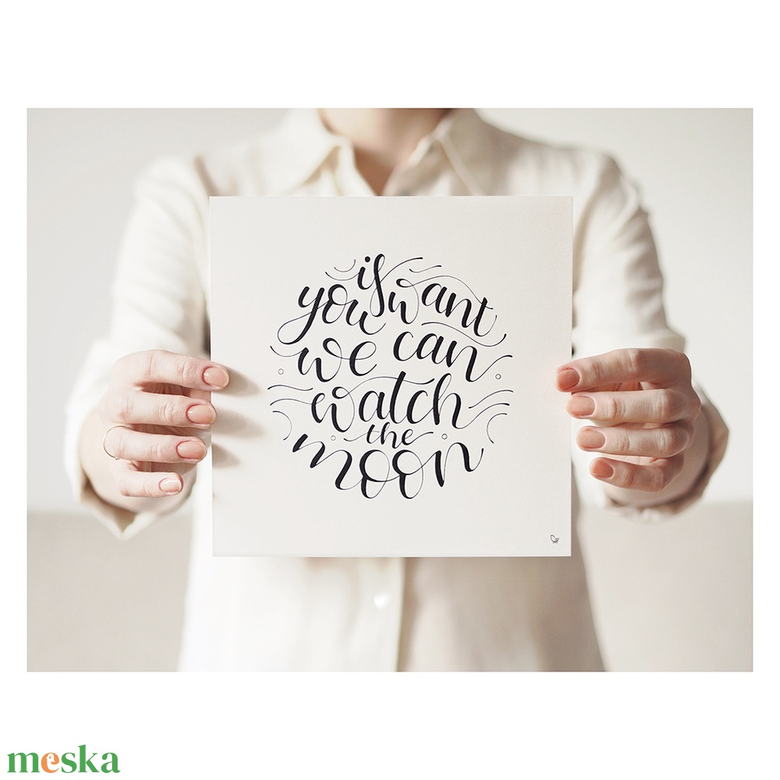 MOON / print - művészet - grafika & illusztráció - művészi nyomat - Meska.hu